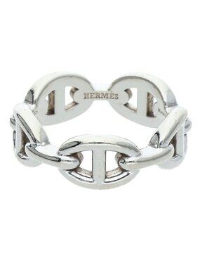 Hermes Chaine D'ancre Enchainee PM Silver Ring